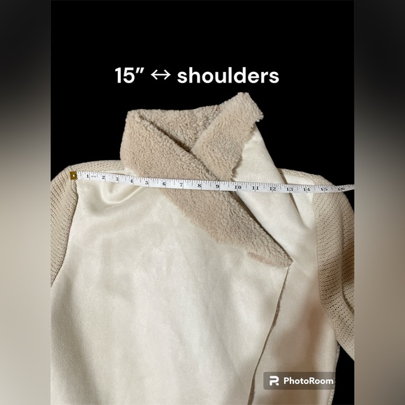 cut25 by Yigal Azrouel Shawl Cardigan.        Faux Fur - Picture 5 of 10